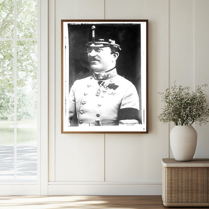 Historic Com. Arthur V. Straussenburg Print, Vintage Art