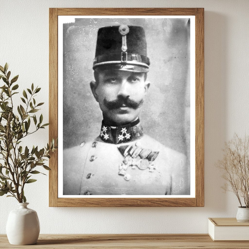 Historic Com'dant Eduard von Boehm-Ermolli Print, Vintage Art