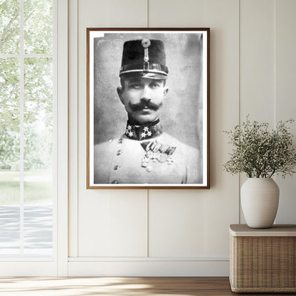 Historic Com'dant Eduard von Boehm-Ermolli Print, Vintage Art