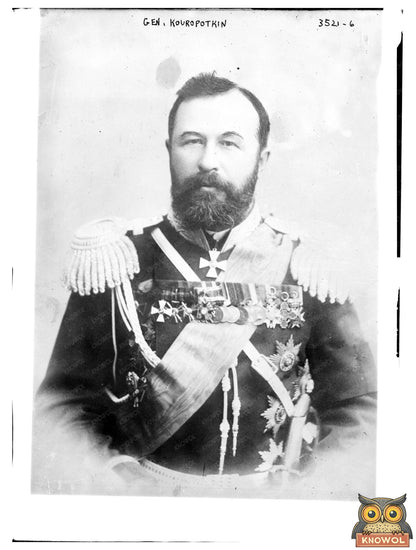 Historic Gen. Kouropotkin (i.e., Kuropatkin) Print, Vintage Art
