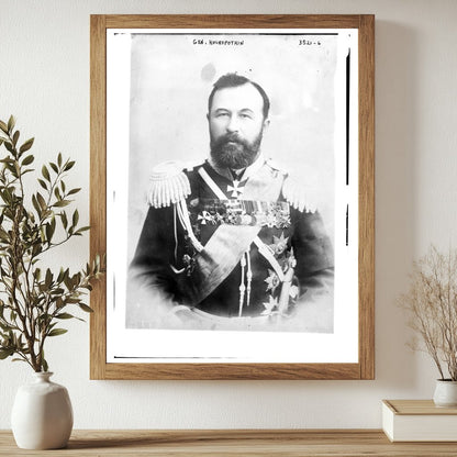 Historic Gen. Kouropotkin (i.e., Kuropatkin) Print, Vintage Art