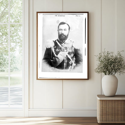 Historic Gen. Kouropotkin (i.e., Kuropatkin) Print, Vintage Art