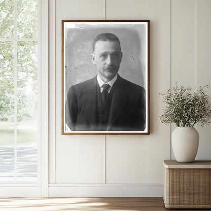 Historic Premier Ghounaris [i.e., Gounaris] Print, Vintage Art