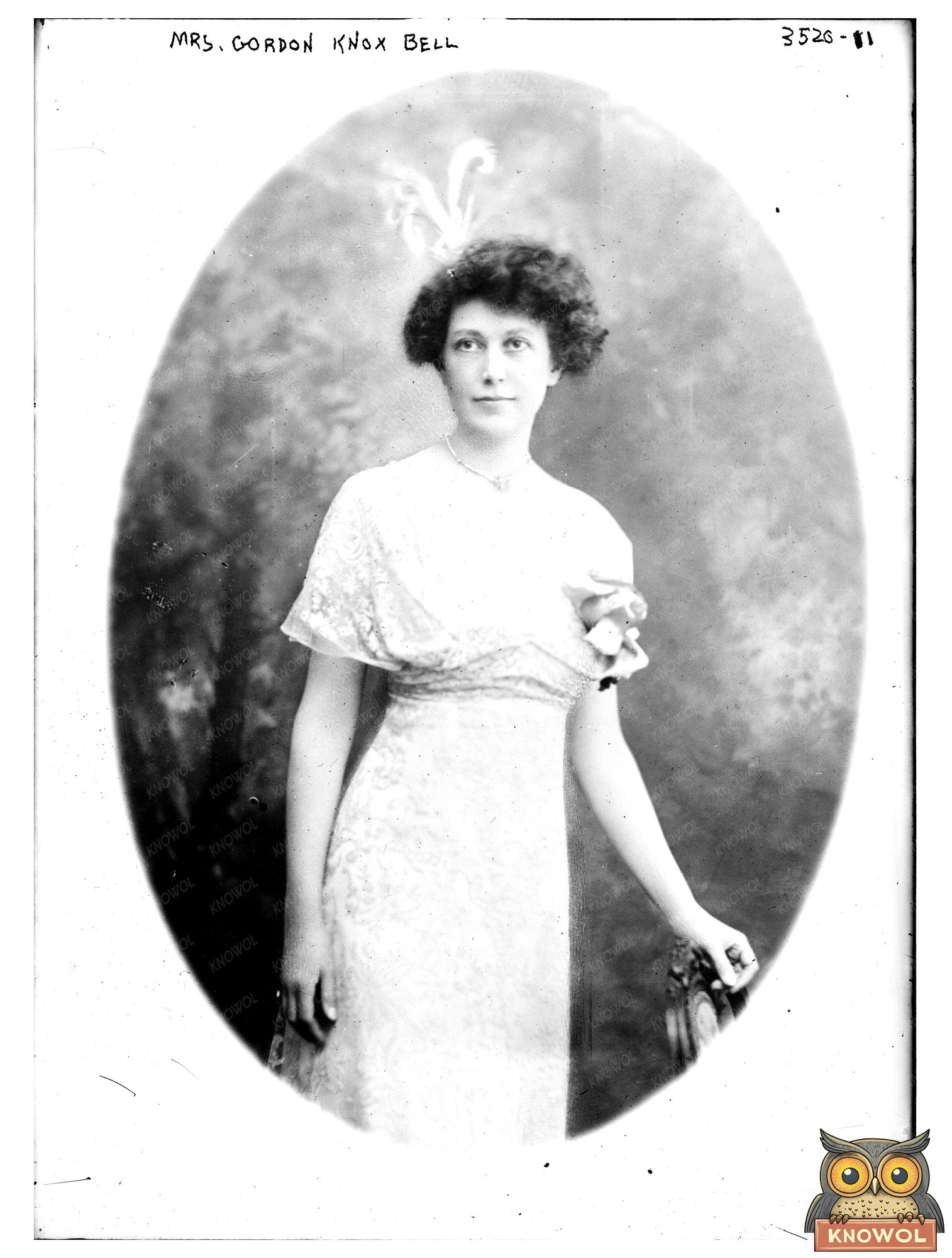 Historic Mrs. Gordon Knox Bell Print, Vintage Art