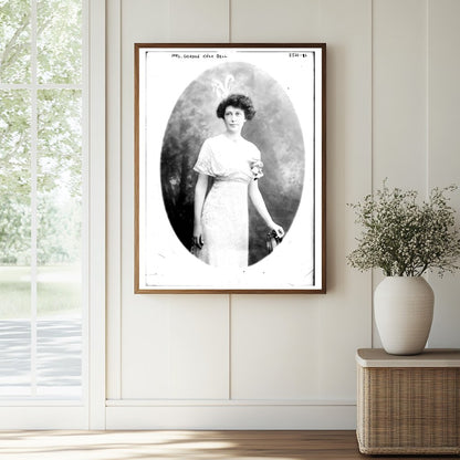 Historic Mrs. Gordon Knox Bell Print, Vintage Art