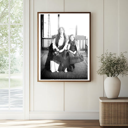 Historic Mrs. Charlotte Collyer Print, Vintage Art