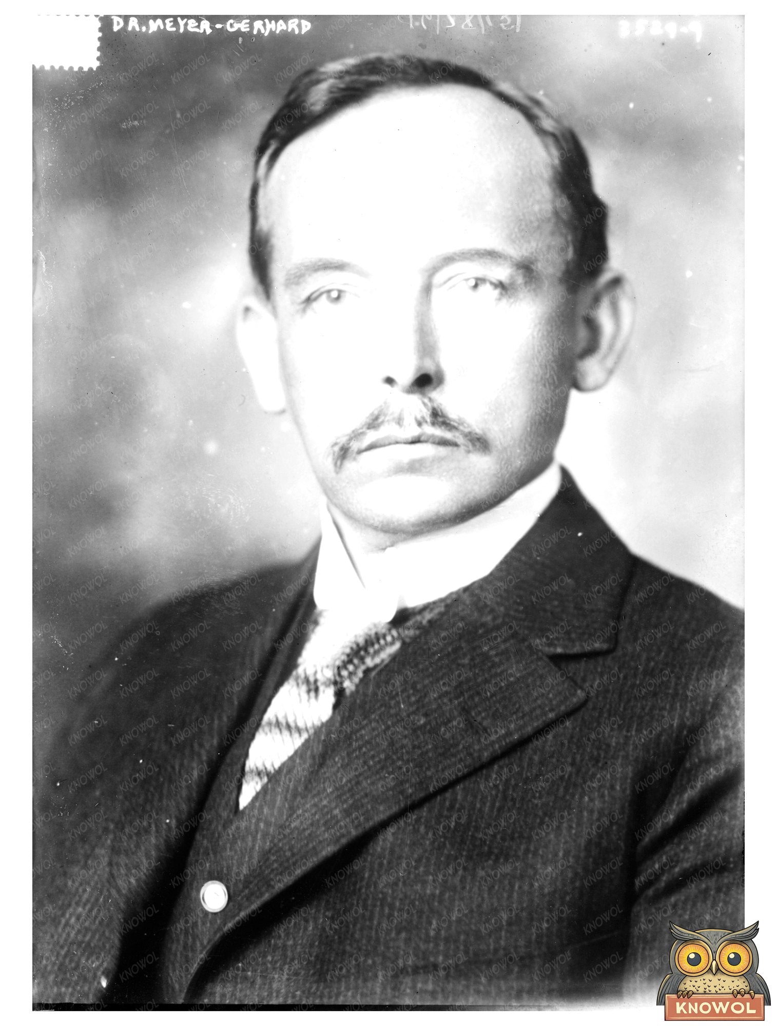 Historic Dr. Meyer-Gerhard Print, Vintage Art