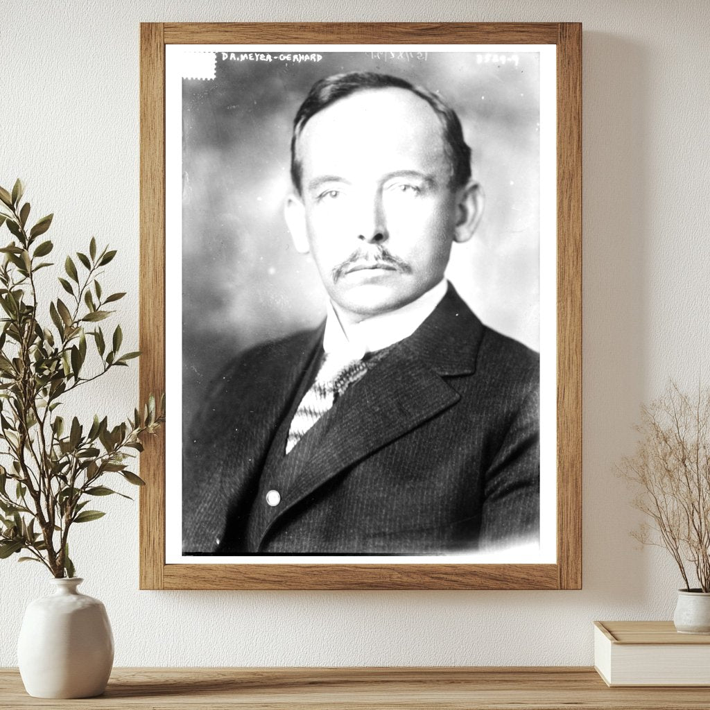 Historic Dr. Meyer-Gerhard Print, Vintage Art