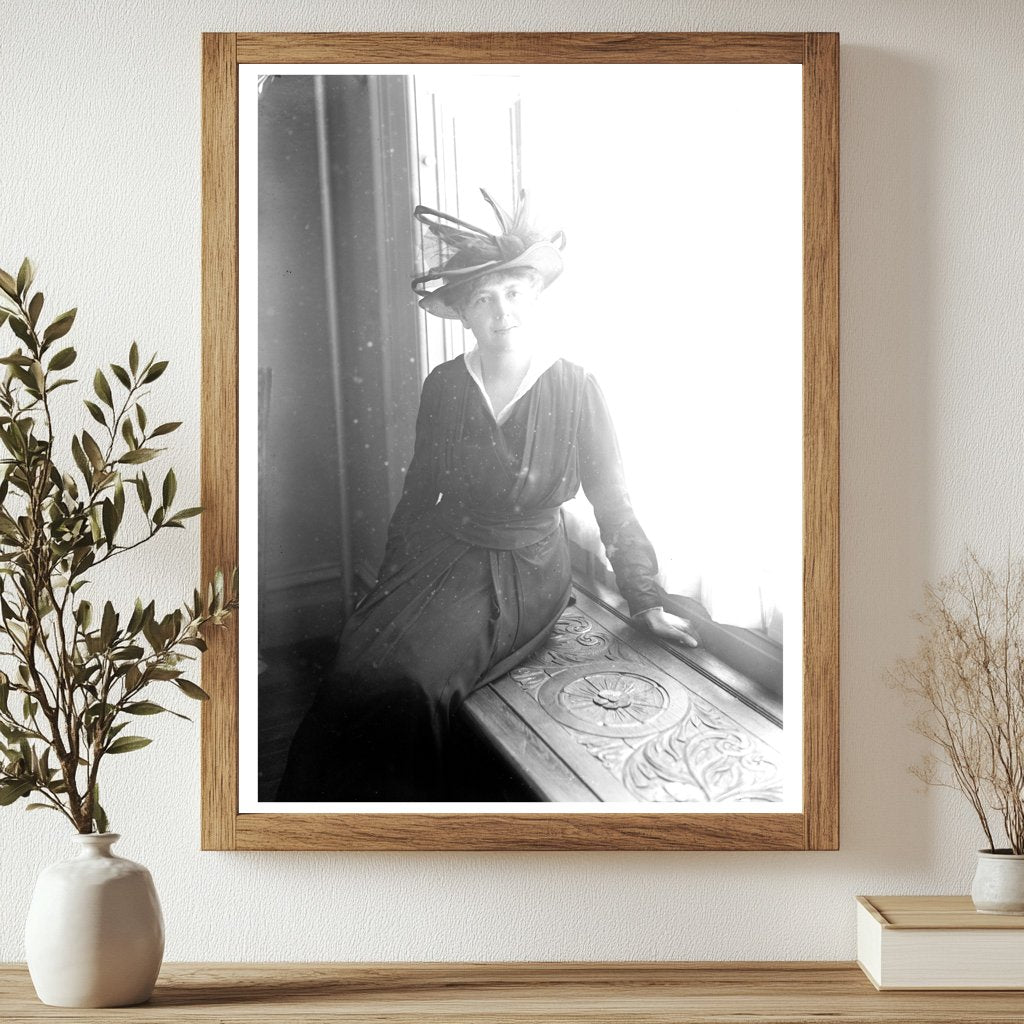Historic Mrs. Samuel Swift Print, Vintage Art