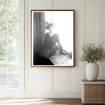 Historic Mrs. Samuel Swift Print, Vintage Art
