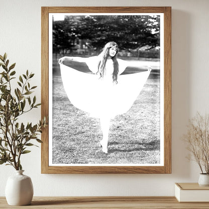 Historic "Titania" -- Overbrook [dancing] Print, Vintage Art