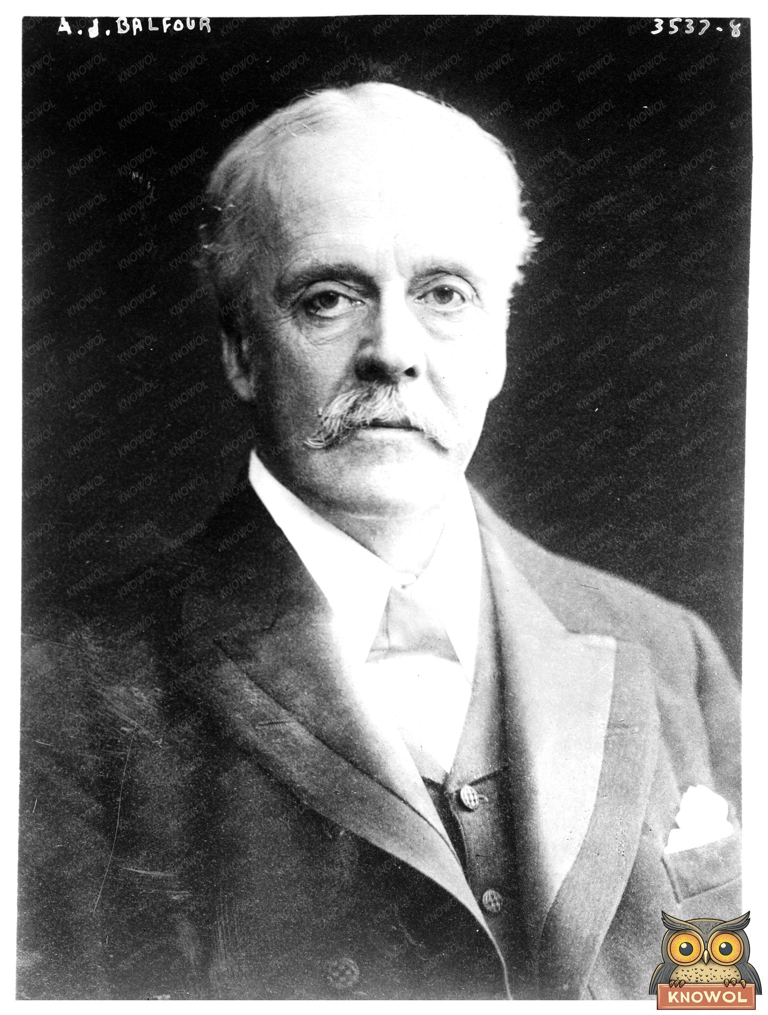 Historic A.J. Balfour Print, Vintage Art