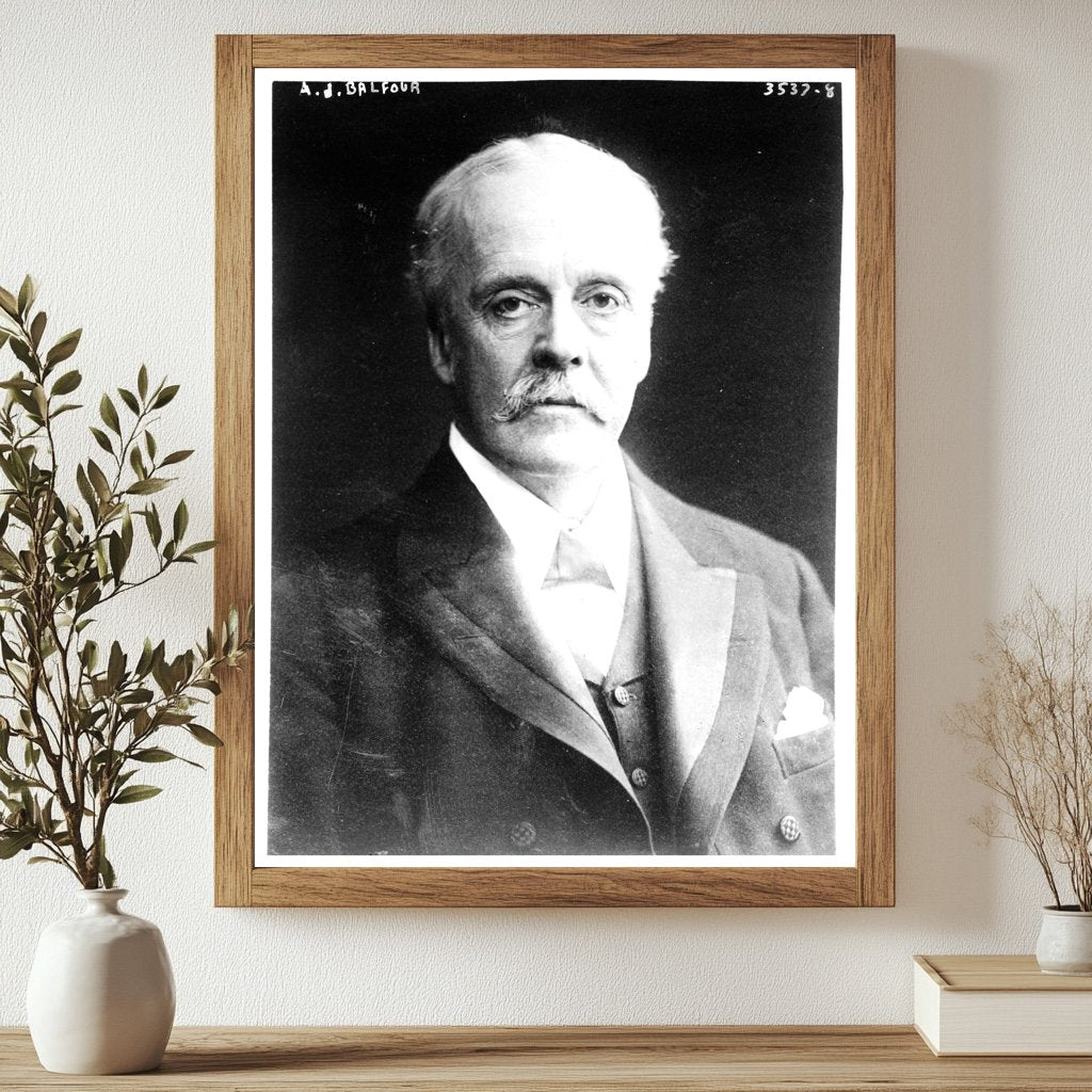 Historic A.J. Balfour Print, Vintage Art