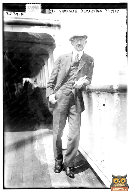 Historic Departure: Dan Frohman, 1915 Theater Pioneer