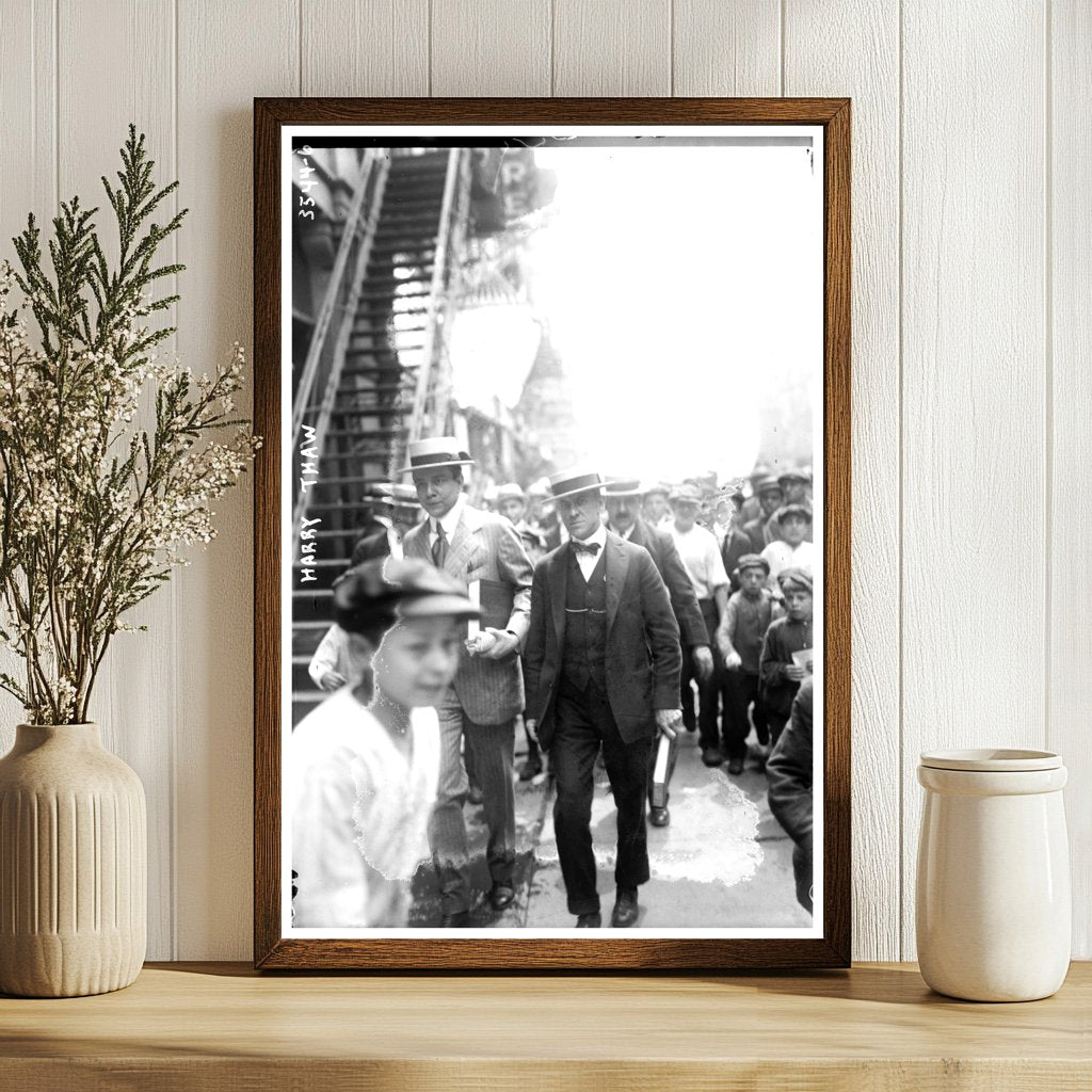 1915 Portrait of Notorious Figure Harry Thaw