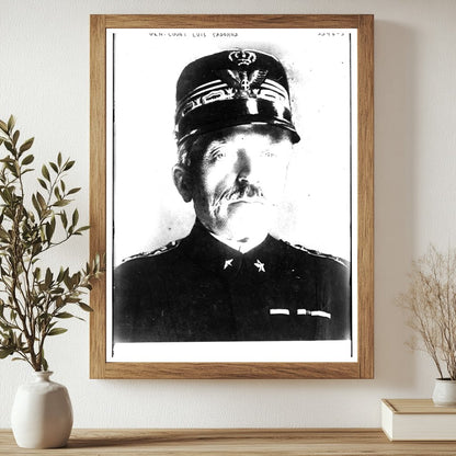 Historic Gen. Count Luis Cadorna Print, Vintage Art