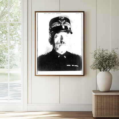 Historic Gen. Count Luis Cadorna Print, Vintage Art