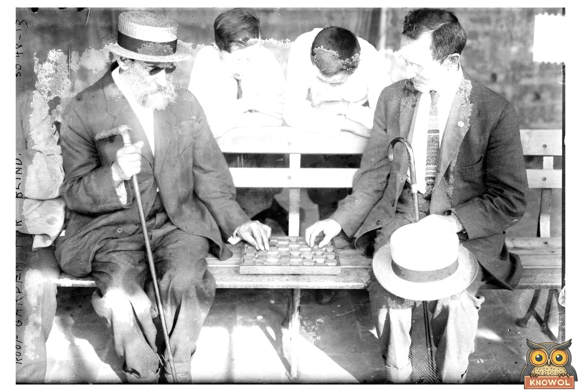 1915 NYC Roof Garden for Visually Impaired Visitors