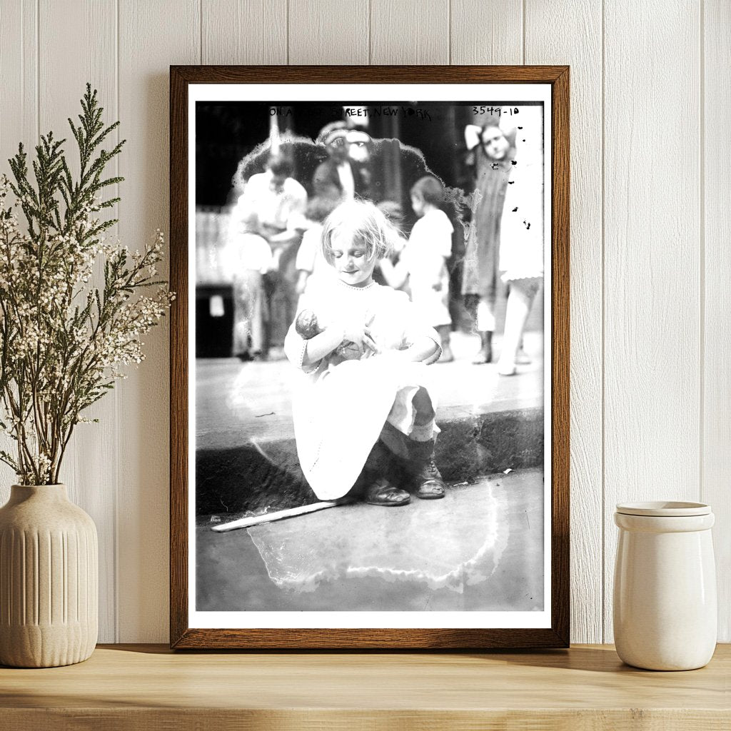 Vibrant Play Street in Early 1900s NYC