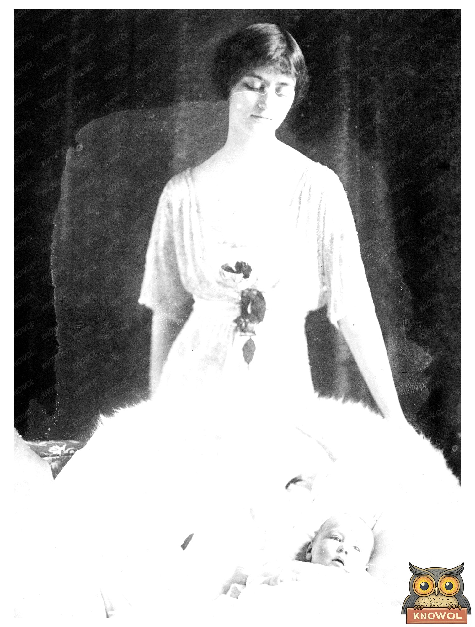 Historic Mrs. H.P. Renshaw Print, Vintage Art