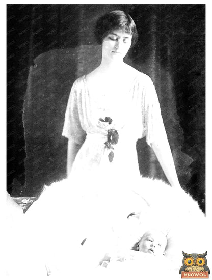 Historic Mrs. H.P. Renshaw Print, Vintage Art