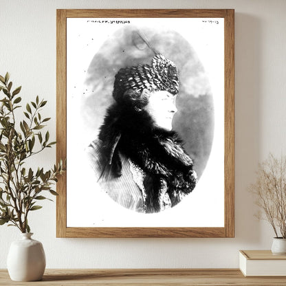 Historic Mrs. Edw. Shearson Print, Vintage Art