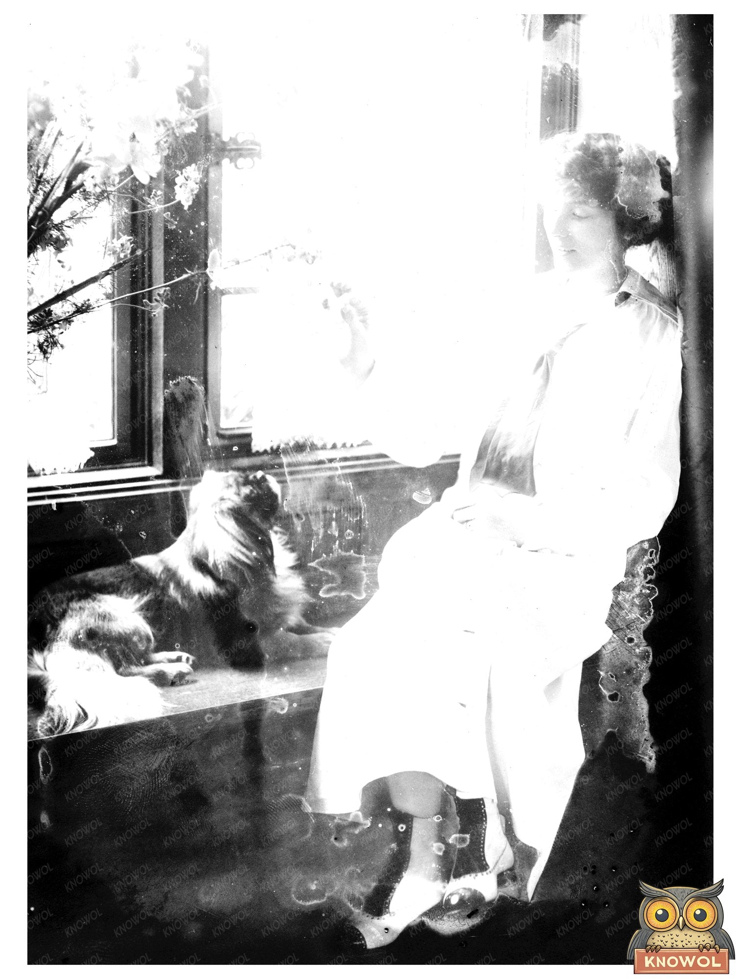 Historic Mrs. H.H. Rogers Print, Vintage Art