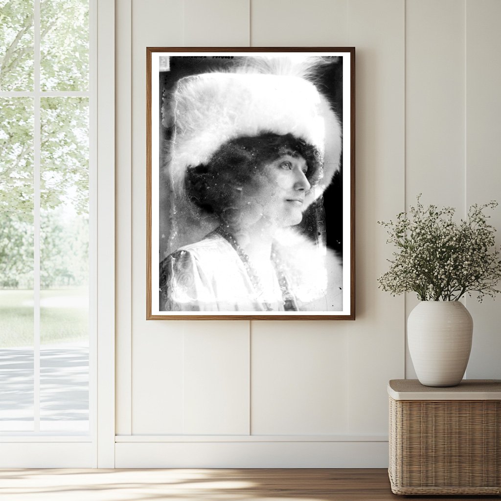 Historic Mrs. Norman Hapgood Print, Vintage Art