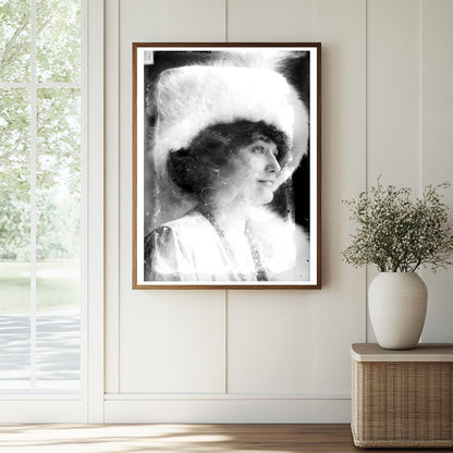 Historic Mrs. Norman Hapgood Print, Vintage Art