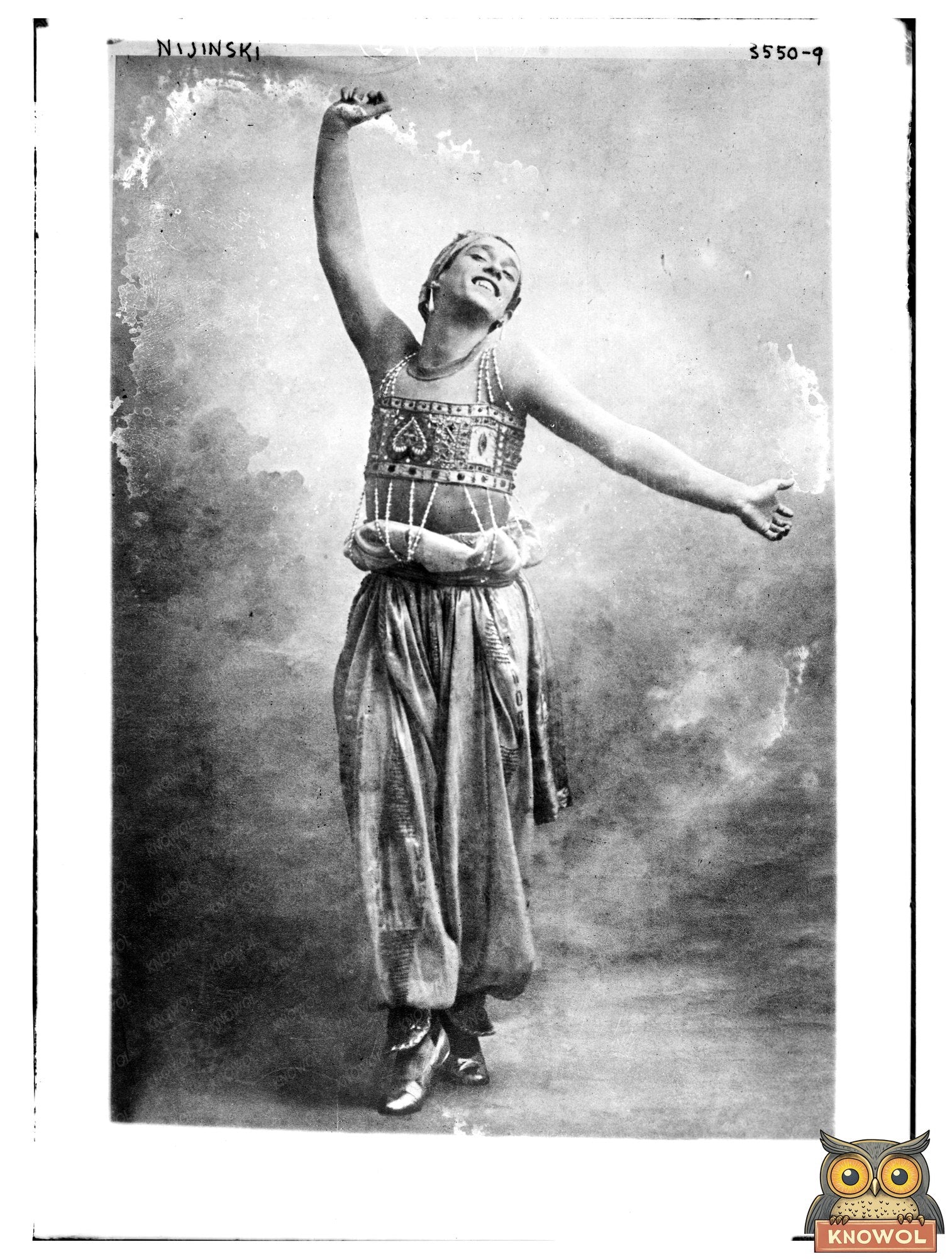 Historic Nijinsky Print, Vintage Art