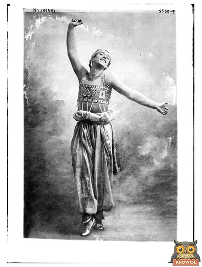 Historic Nijinsky Print, Vintage Art