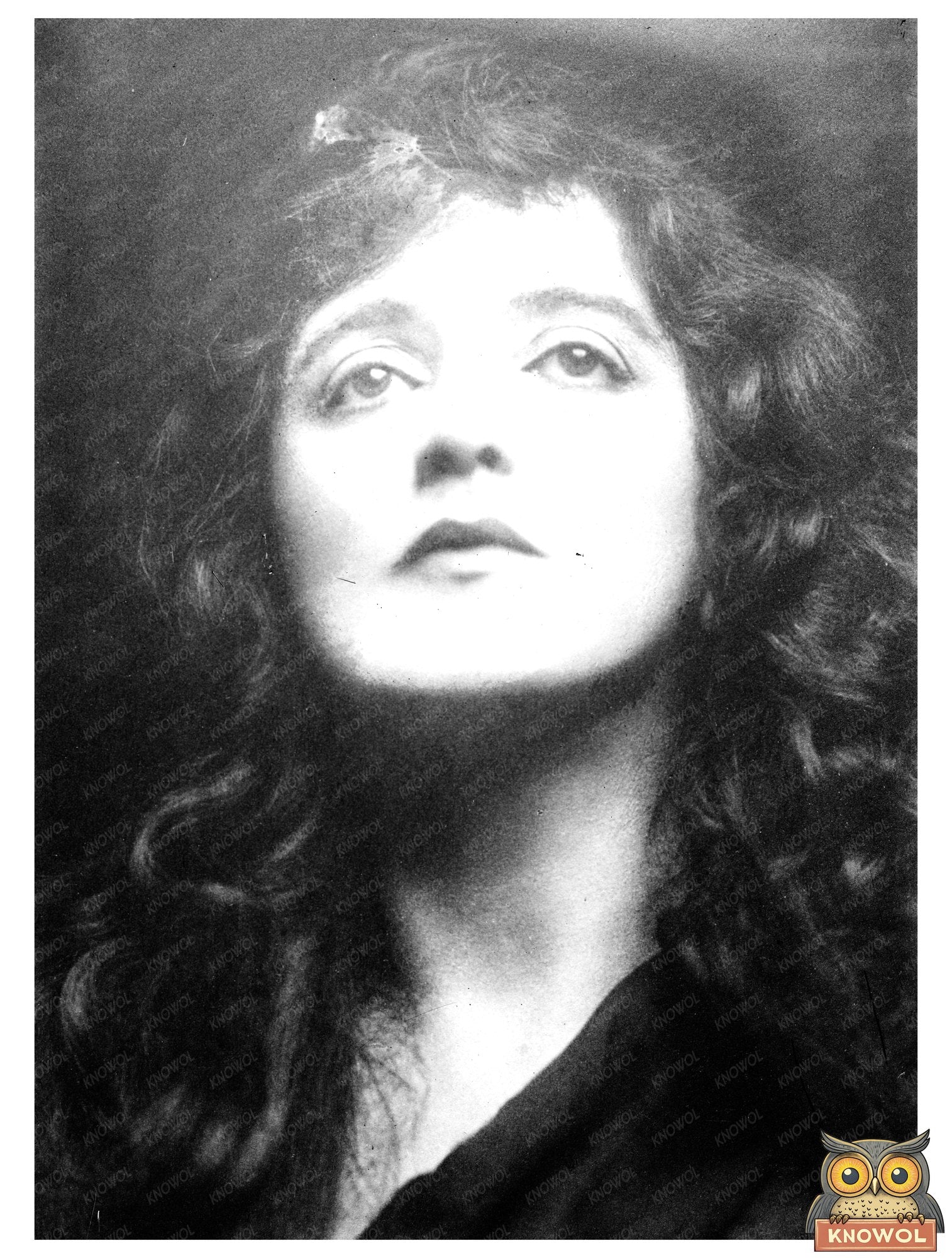 Historic Maxine Elliott Print, Vintage Art
