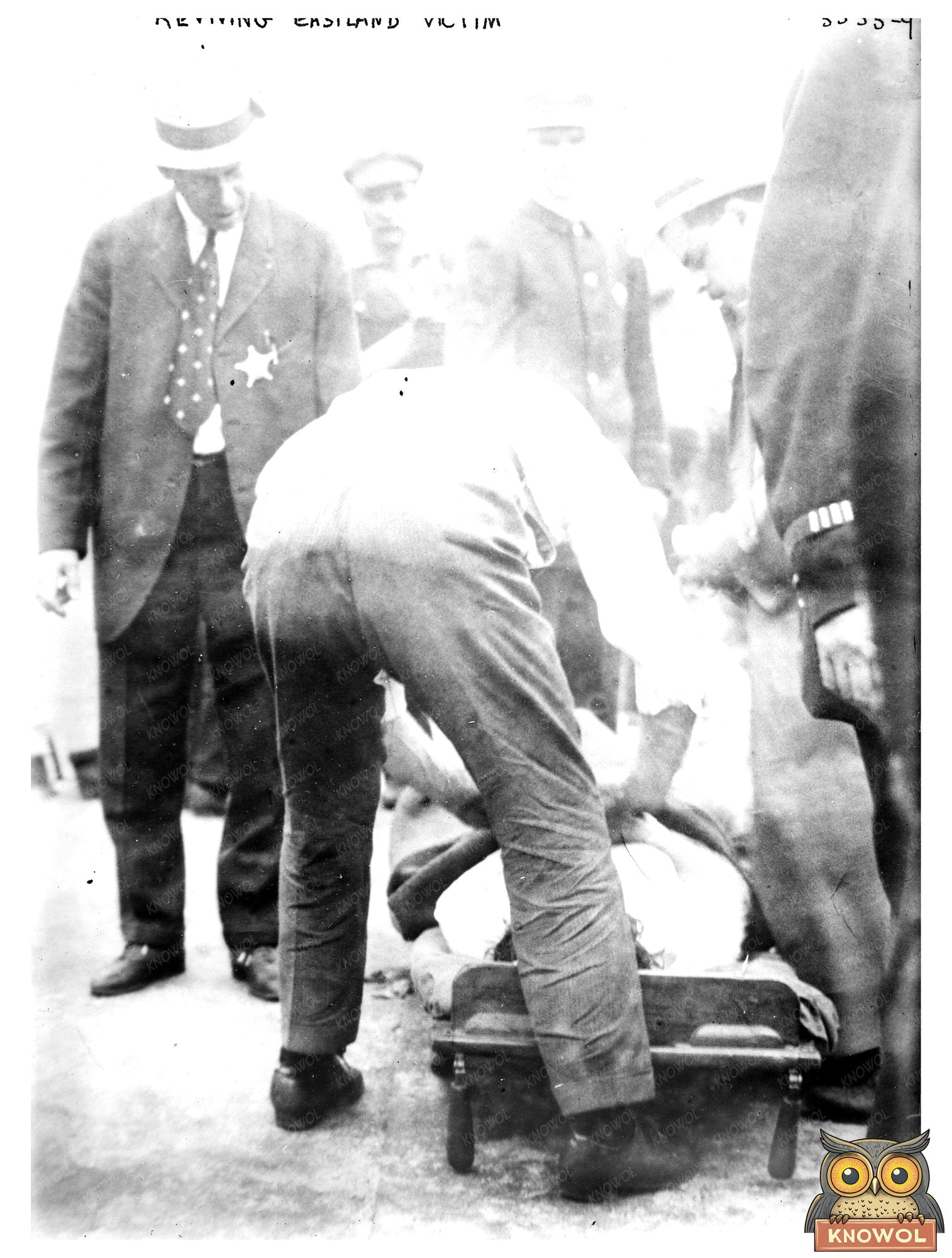 Historic Reviving EASTLAND victim Print, Vintage Art