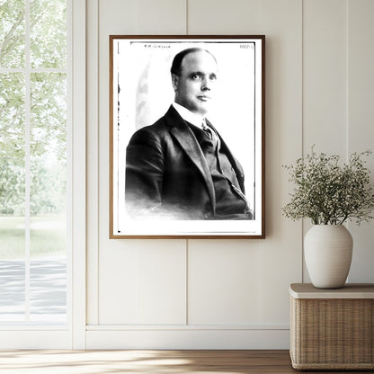 Historic P.M. Lincoln Print, Vintage Art