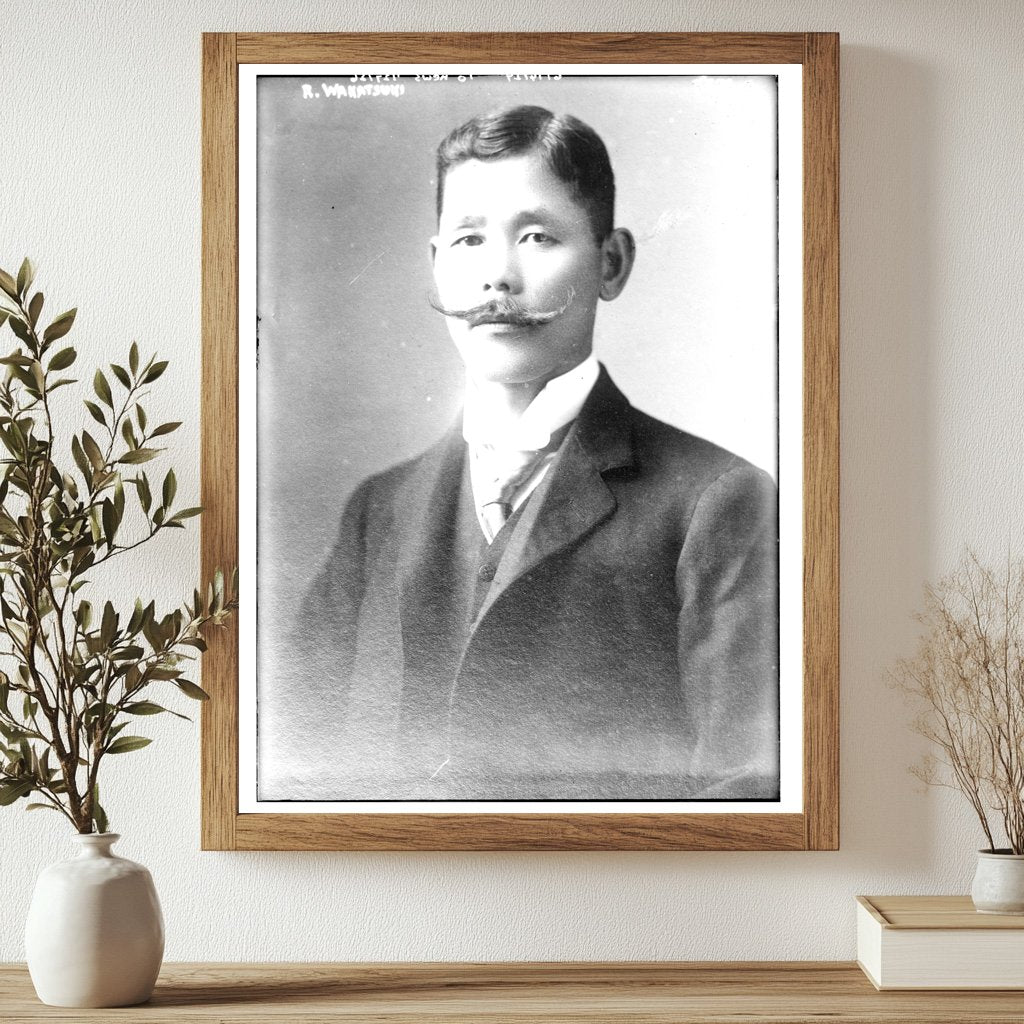 Historic R. Wakatsuki Print, Vintage Art