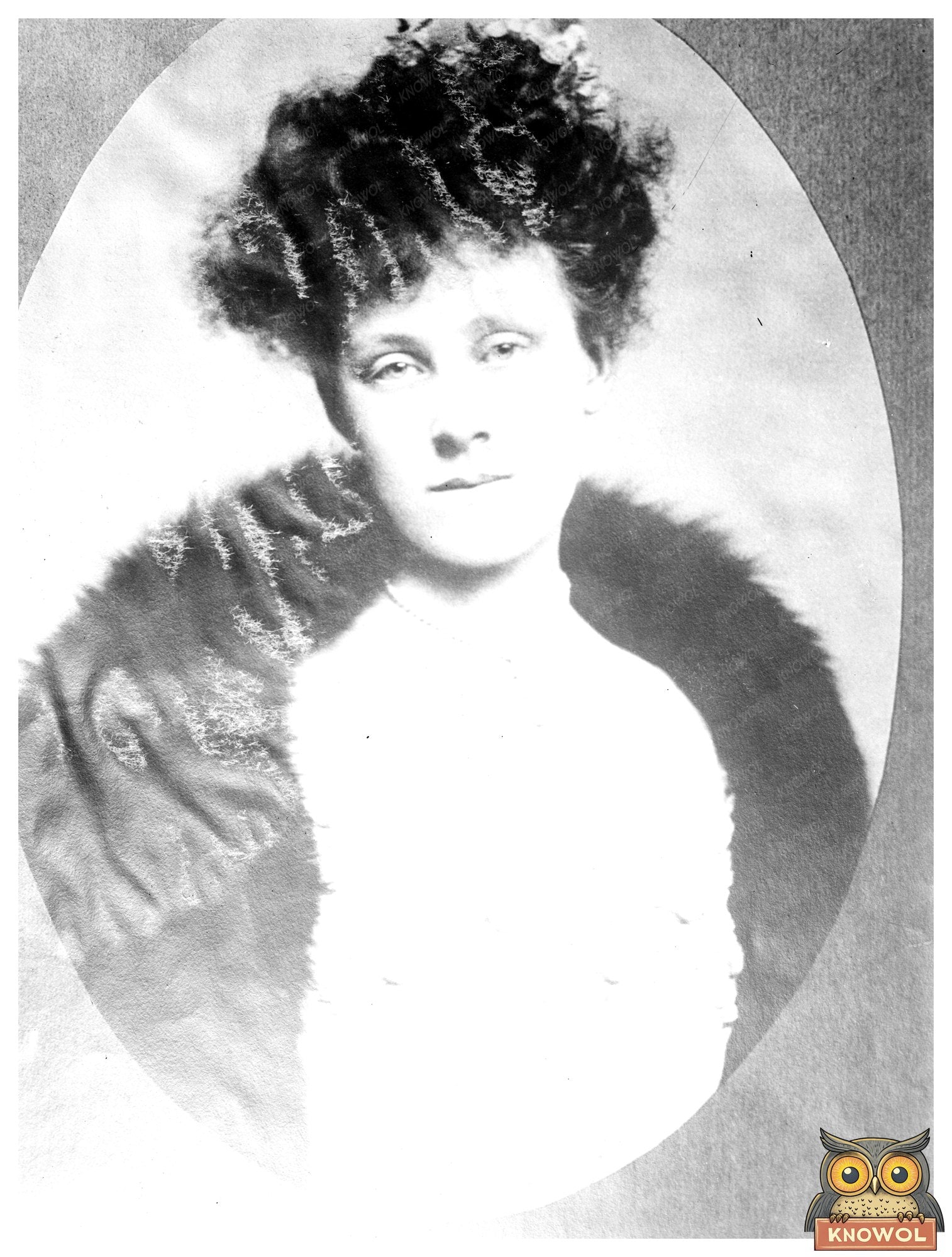 Historic Mrs. G.P. Eustis Print, Vintage Art