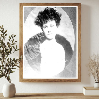 Historic Mrs. G.P. Eustis Print, Vintage Art
