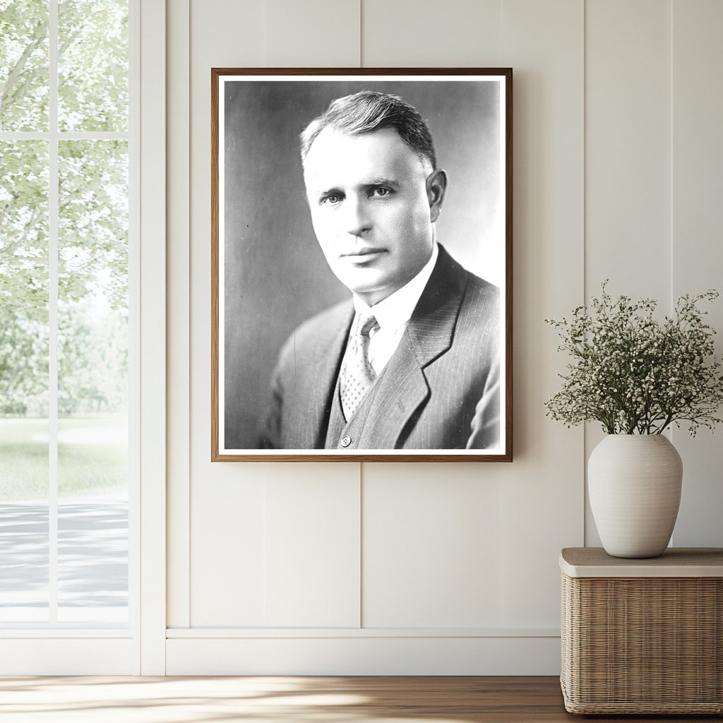 Historic Fred'k [i.e., Frederick] Steiwer Print, Vintage Art