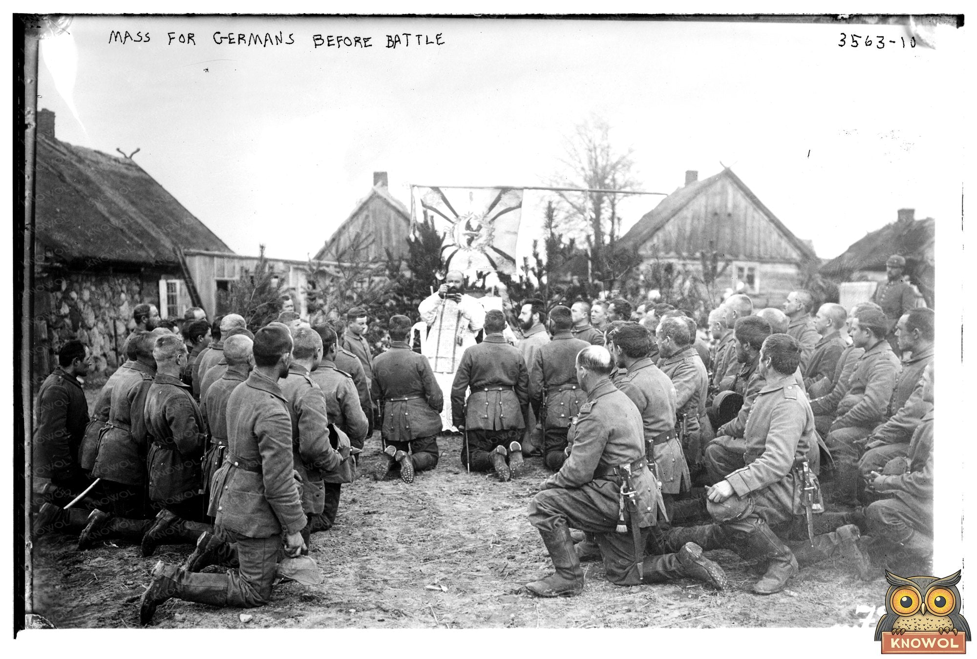 Last Rites: German Soldiers Mass Before Battle – KNOWOL