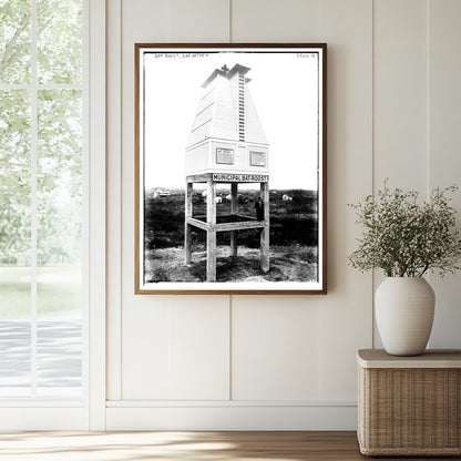 Historic Bat Roost, San Antonio Print, Vintage Art