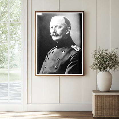 Historic Gen. Von Fabeck Print, Vintage Art