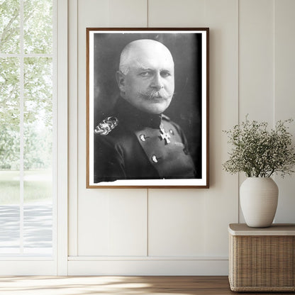 Historic Gen. von Kosch Print, Vintage Art