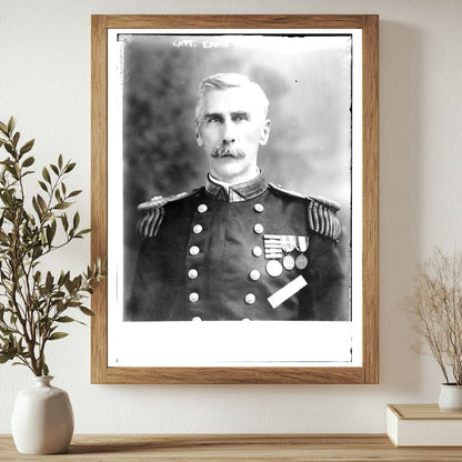 Historic Capt. Edwin A. Anderson Print, Vintage Art