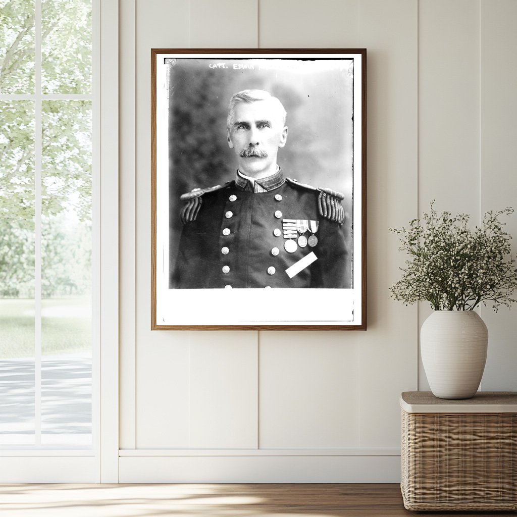 Historic Capt. Edwin A. Anderson Print, Vintage Art