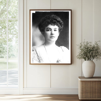 Historic Mrs. Edwin Gould Print, Vintage Art