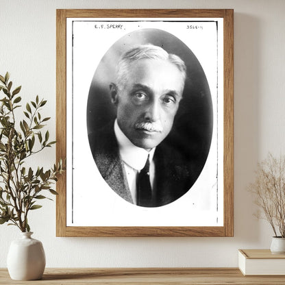 Historic E.F. [i.e., A.] Sperry Print, Vintage Art