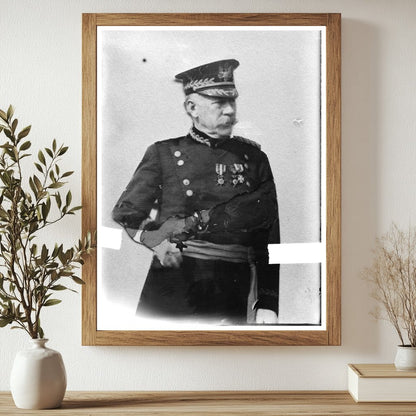 Historic Gen. R.K. Evans Print, Vintage Art
