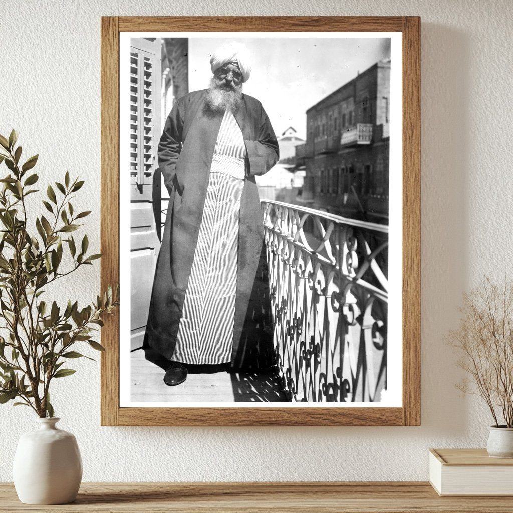 Historic Herr Neufeld Print, Vintage Art