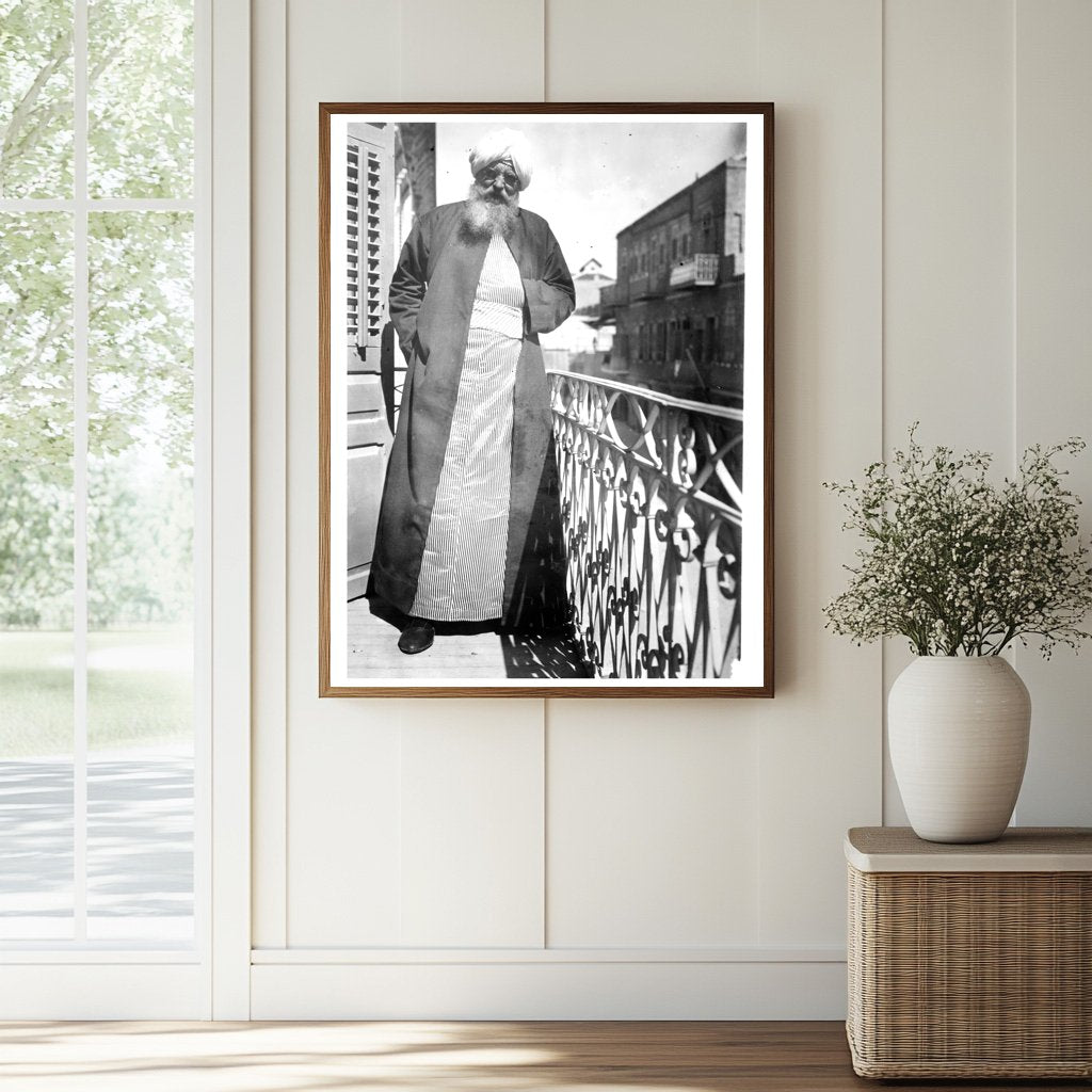 Historic Herr Neufeld Print, Vintage Art