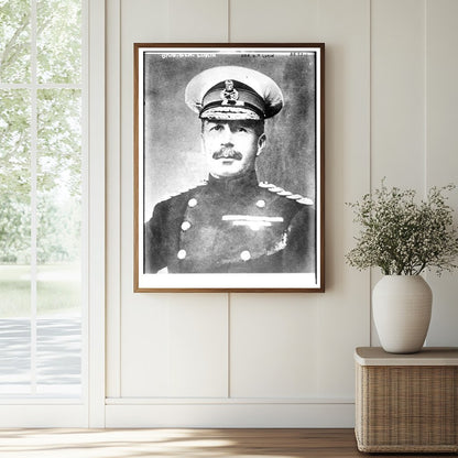 Historic Gen. H.T. Lukin Print, Vintage Art